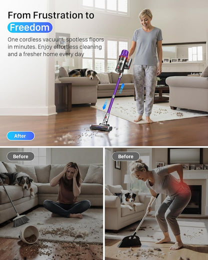 Powerful Cordless vacuum Cleaning