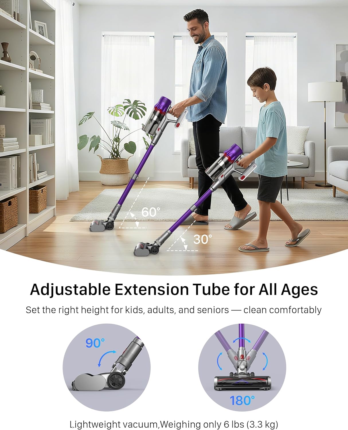 Powerful Cordless vacuum Cleaning
